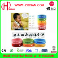 Popular microfiber natural essential oil anti mosquito repellent bracelet